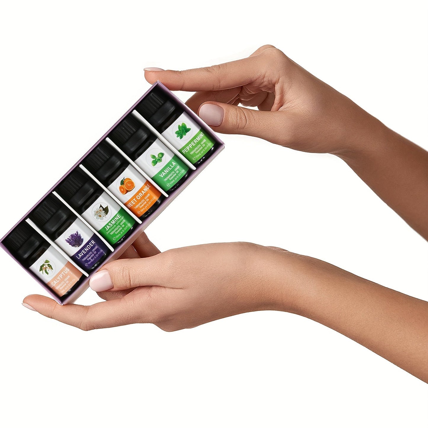 Aromatherapy Glass Bottles Essential Oil Set of 6-1