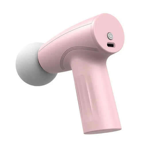 Mini Deep Tissue Massage Gun Handheld Muscle Therapy Pink-0