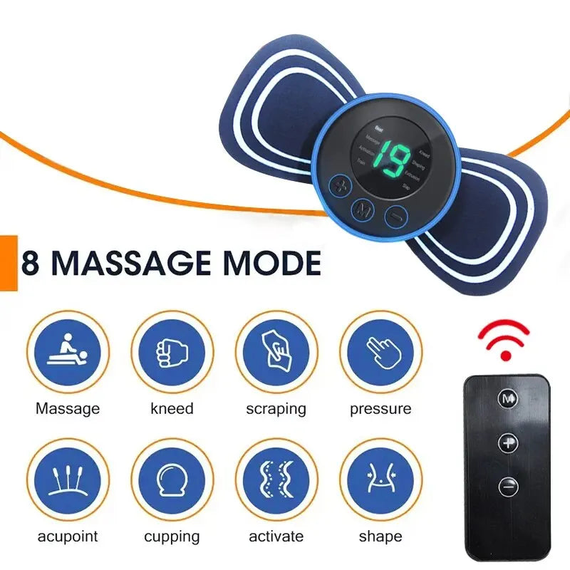 Portable Electric Neck Massager with Remote-2