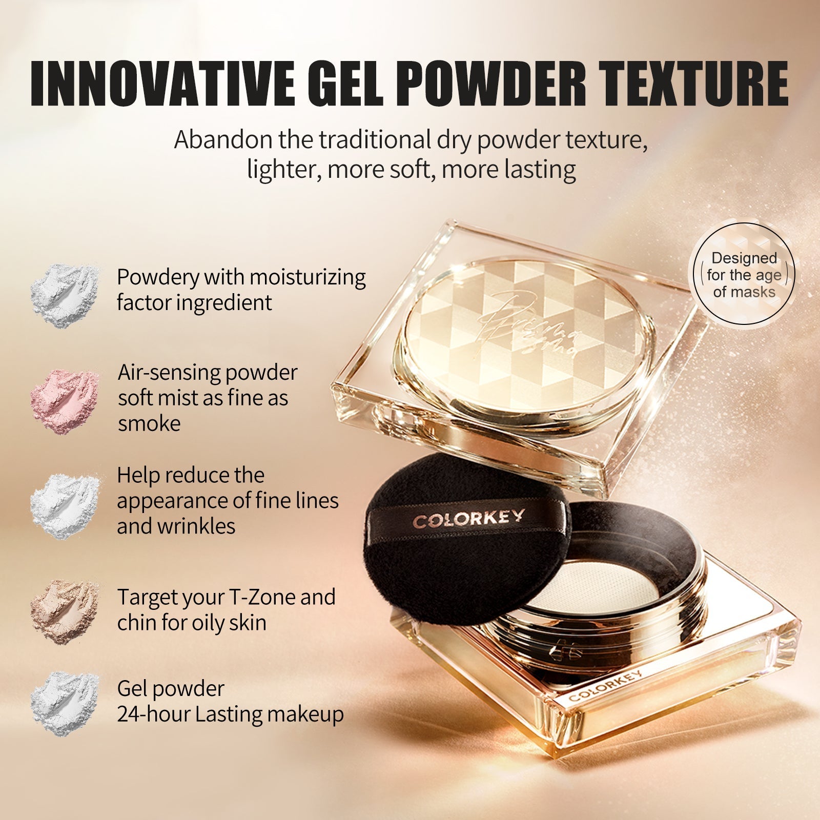 Long Lasting Loose Setting Powder Prisma S02-3